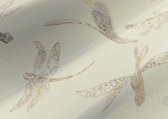Dragonflies, Soft Green - Twist&Fit Roman Blind - Image 4